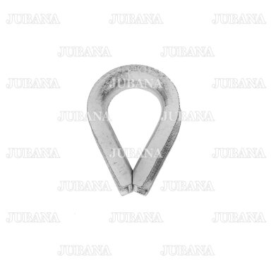 Protection for rope (cable) loop, thimble (drop-shaped ring) D16 mm Zn