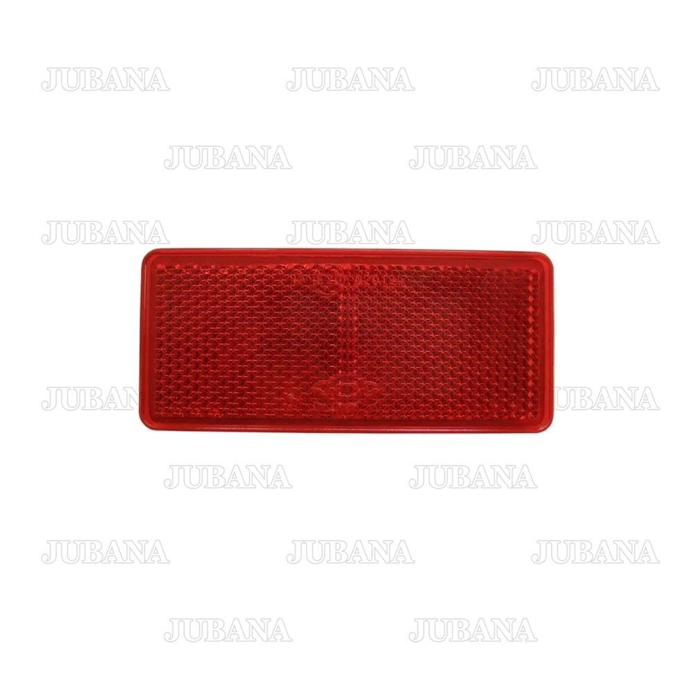 Rectangular adhesive reflector (red) 90x40 mm Rectangular adhesive reflector (red) 90x40 mm
