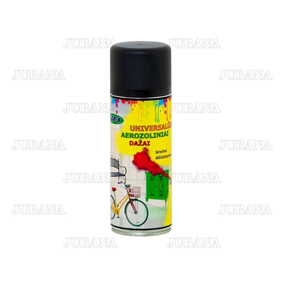 73 SAVEXSPRAY Universal Aerosol Paint, Matte Black (RAL9005M), 400 ml 73 SAVEXSPRAY Universal Aerosol Paint, Matte Black (RAL9005M), 400 ml