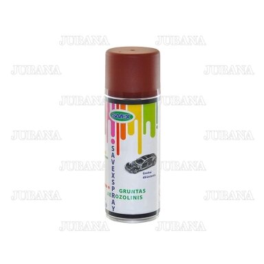 Dažai aerozoliniai gruntiniai SAVEXSPRAY rudi, 400 ml Dažai aerozoliniai gruntiniai SAVEXSPRAY rudi, 400 ml