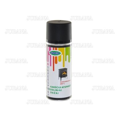 Dažai aerozoliniai karščiui atsparūs SAVEXSPRAY juodi, 400 ml Dažai aerozoliniai karščiui atsparūs SAVEXSPRAY juodi, 400 ml