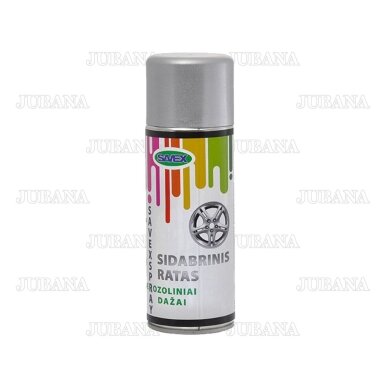 Dažai akriliniai ratlankiams Sidabrinis Ratas, 400 ml, SAVEXSPRAY Dažai akriliniai ratlankiams Sidabrinis Ratas, 400 ml, SAVEXSPRAY