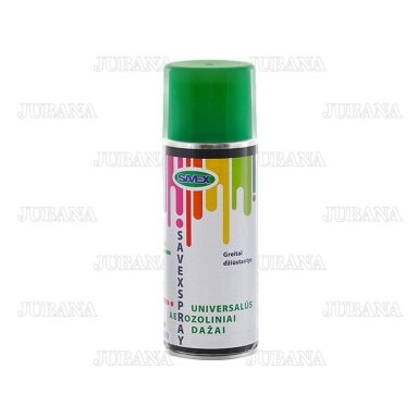 Dažai universalūs aerozoliniai SAVEXSPRAY žali tamsūs, 400 ml, RAL6029 Dažai universalūs aerozoliniai SAVEXSPRAY žali tamsūs, 400 ml, RAL6029
