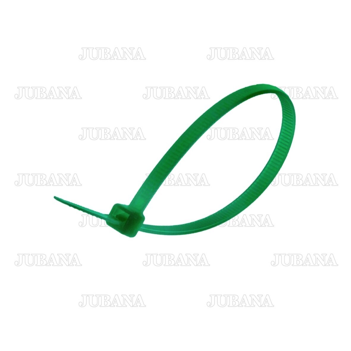 Plastic zip tie 3.5x200 mm, green Plastic zip tie 3.5x200 mm, green