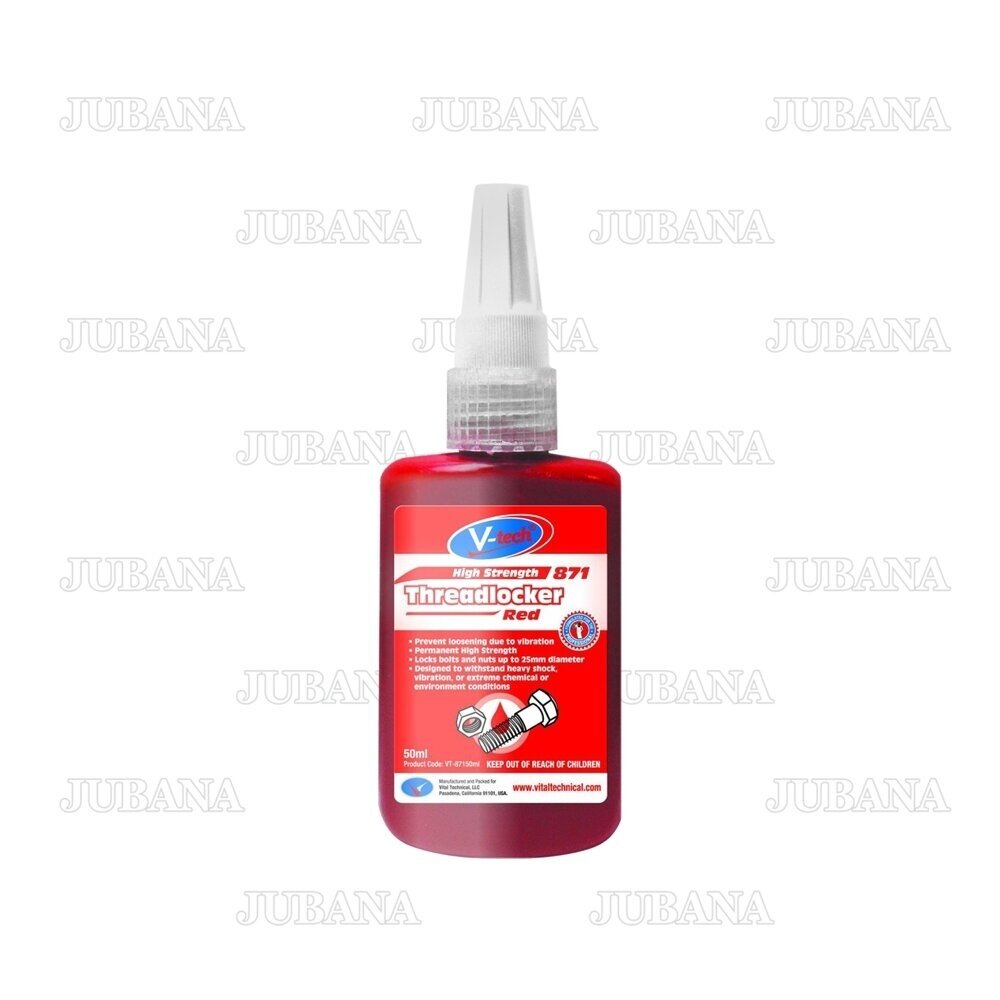 Threadlocker Red, 50 ml, V-TECH Threadlocker Red, 50 ml, V-TECH