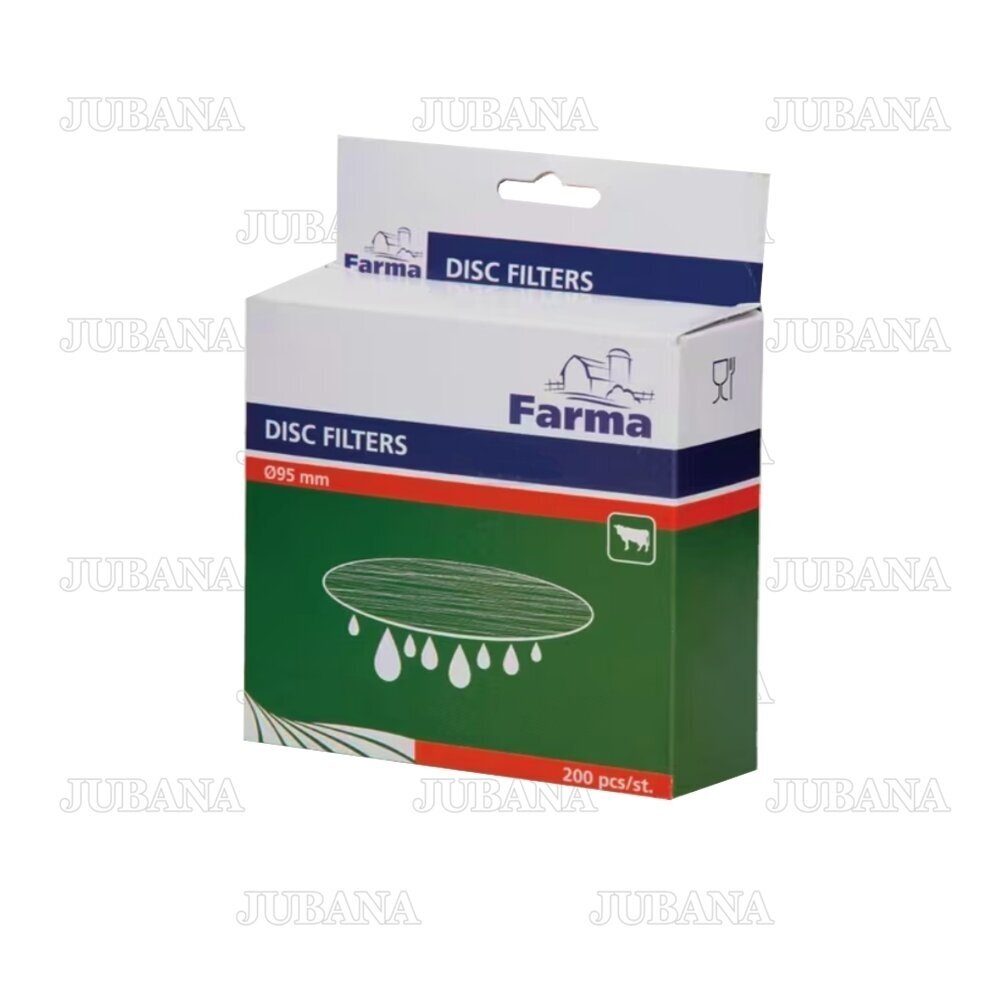 Milk filters Ø95 mm 200 pcs. round FARMA