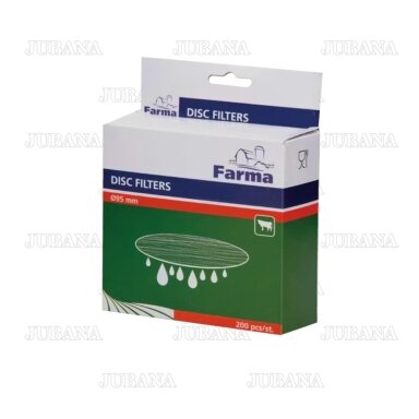 Filtrai pienui Ø95 mm 200 vnt. apvalūs FARMA