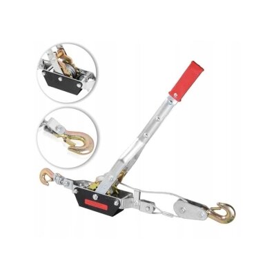 Gervė lyninė su svertu 2t 4.5mm 2.5m CE