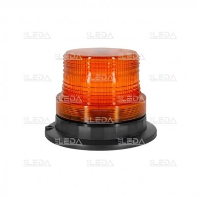 Įspėjamasis LED švyturėlis oranžinis prisukamas R10 10V-110V 1