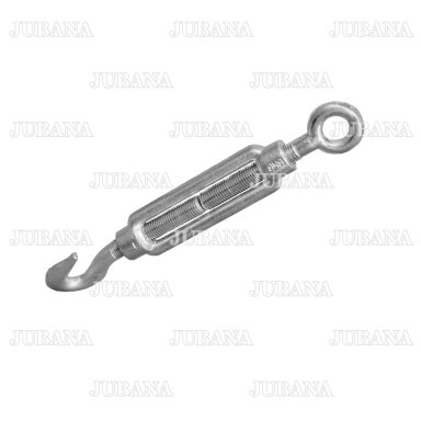 Cable tensioner DIN 1480 M20 hook-eye 200 mm Zn F