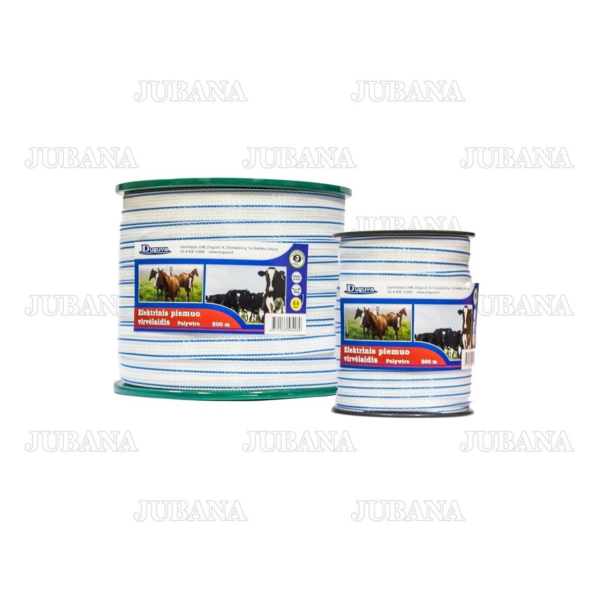 Tape for electric shepherd, 5-wire 20 mm (3+2Cu) 200 m DUGUVA Tape for electric shepherd, 5-wire 20 mm (3+2Cu) 200 m DUGUVA