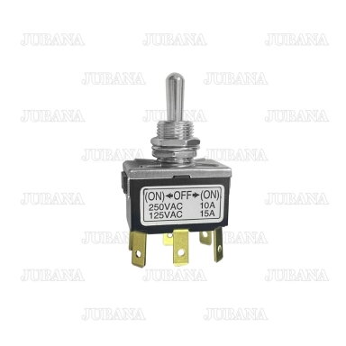 Jungiklis 3 padėčių 29x16.2 mm su fiksacija 3 kontaktų 250V 10A Jungiklis 3 padėčių 29x16.2 mm su fiksacija 3 kontaktų 250V 10A