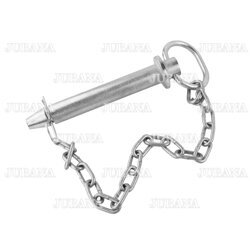 Hitch pin with linch pin & chain