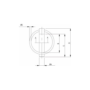 Linch pin with ring
