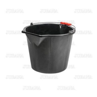 Plastic bucket 15 liters, reinforced (with a spout)