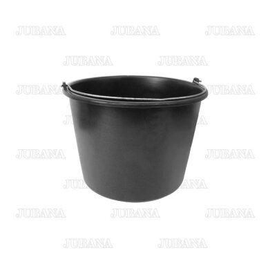 Plastic bucket 12 liters, construction use (with wire handle) Plastic bucket 12 liters, construction use (with wire handle)
