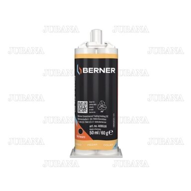Glue "Plast-o-Fix 90" 25 ml, black, BERNER