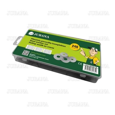Steel washer set (240 pcs)