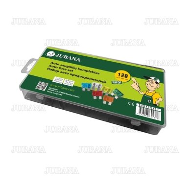 Auto fuse set MIDI (120 pcs)