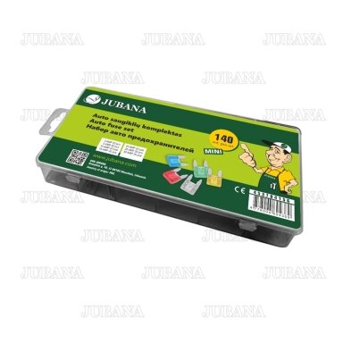 Auto fuse set MINI (140 pcs)