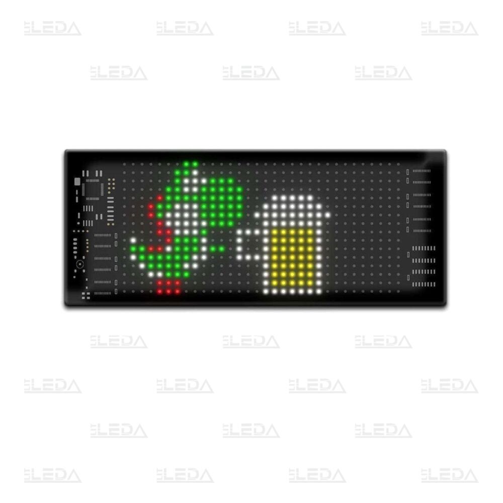 Flexible LED matrix display Devil Eyes, 17×7cm, 16×32px Flexible LED matrix display Devil Eyes, 17×7cm, 16×32px