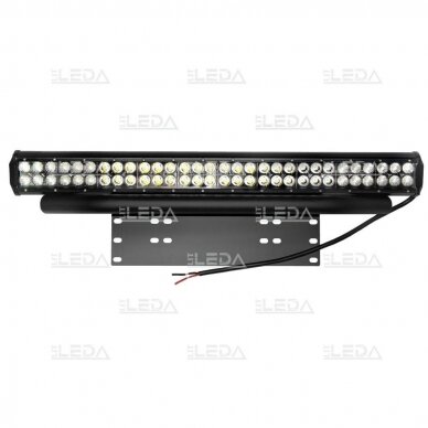 Licence Plate Bracket for LED Light (black)