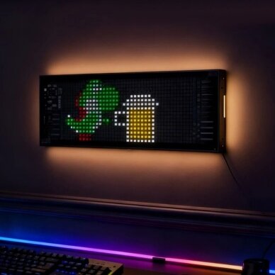 Flexible LED matrix display Devil Eyes, 17×7cm, 16×32px 2 Flexible LED matrix display Devil Eyes, 17×7cm, 16×32px 2