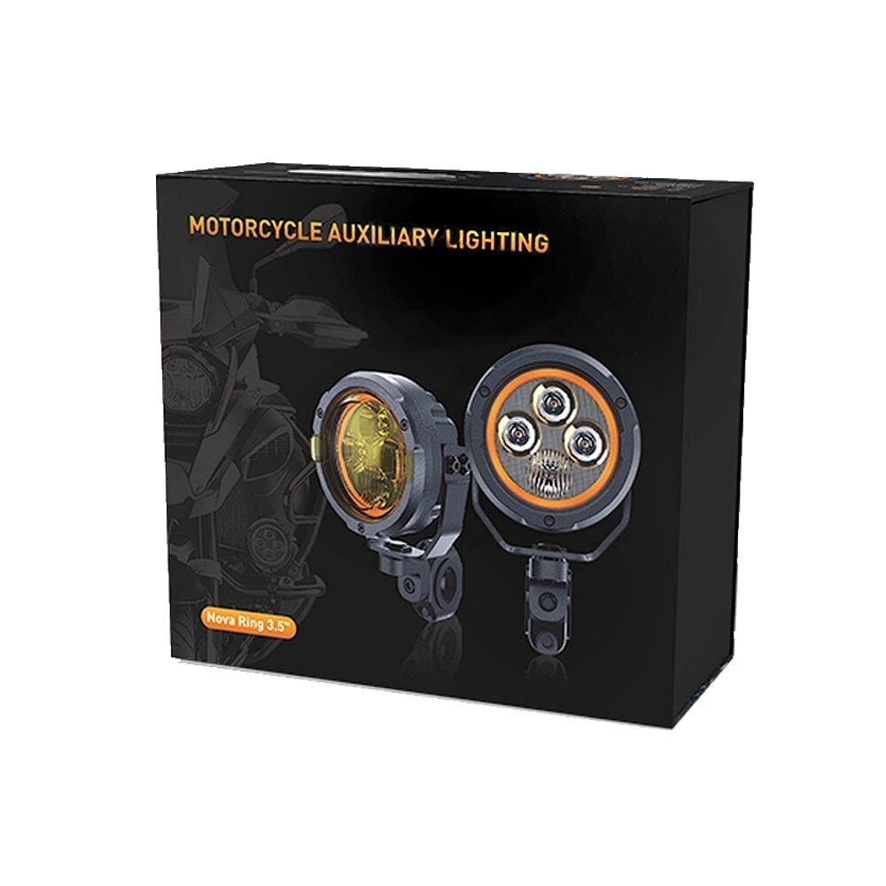 LED motorcycle work lights 40W, 4000lm, combined beam, 3.5" round, 2 pcs, ECE R10, R148, R149 13 LED motorcycle work lights 40W, 4000lm, combined beam, 3.5" round, 2 pcs, ECE R10, R148, R149 13