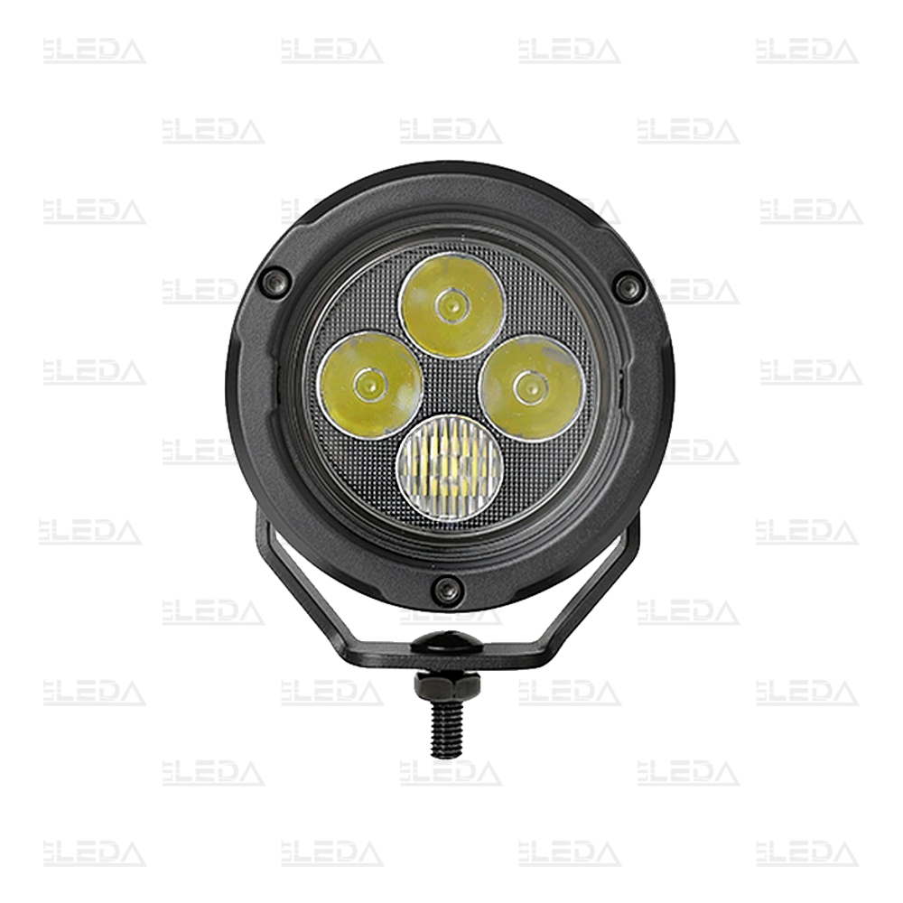 LED motorcycle work lights 40W, 4000lm, combined beam, 3.5" round, 2 pcs, ECE R10, R148, R149 5 LED motorcycle work lights 40W, 4000lm, combined beam, 3.5" round, 2 pcs, ECE R10, R148, R149 5