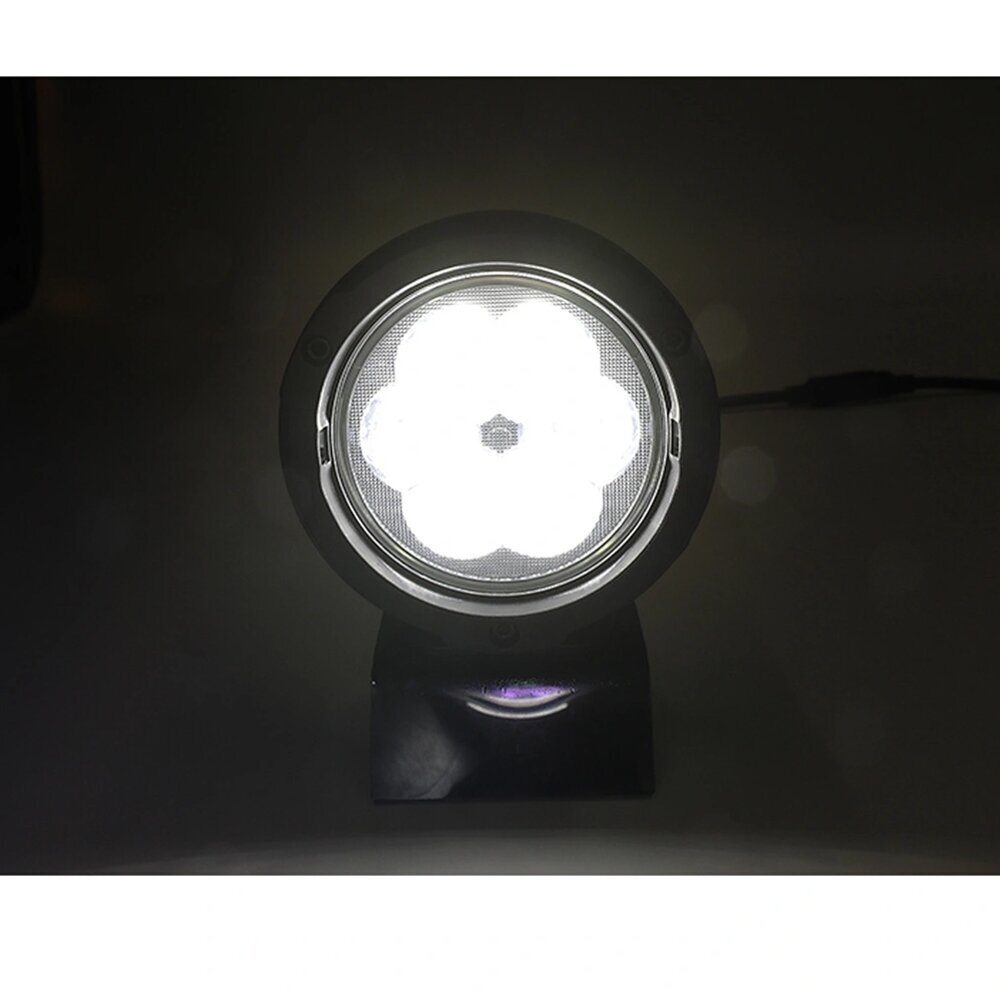 LED motorcycle work lights 60W, 5400lm, combo beam, 4.5" round, 2 pcs, ECE R10, R148, R149 12 LED motorcycle work lights 60W, 5400lm, combo beam, 4.5" round, 2 pcs, ECE R10, R148, R149 12