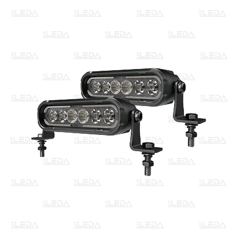 LED moto darbo žibintai 60W, 6100lm, kombinuoto spindulio, 6" stačiakampis, 2vnt, ECE R10, R148, R149 LED moto darbo žibintai 60W, 6100lm, kombinuoto spindulio, 6" stačiakampis, 2vnt, ECE R10, R148, R149