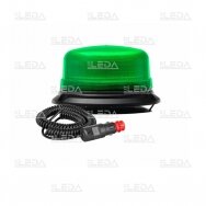 LED švyturėlis žalias, 12/24 V; su magnetu, siurbtuku ir prisukamas;