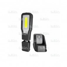 Rechargeable LED Work light (5W + 10W COB LED, with power bank function)