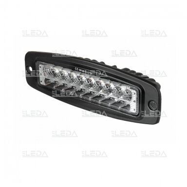 LED darbo žibintas 18W, combo spindulys (balta/geltona), įleidžiamas LED darbo žibintas 18W, combo spindulys (balta/geltona), įleidžiamas