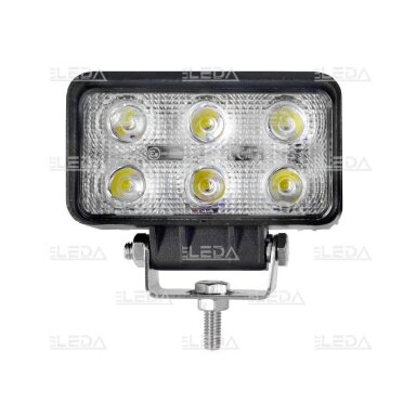 LED work lamp 18W/30° (spotlight, rectangular) LED work lamp 18W/30° (spotlight, rectangular)
