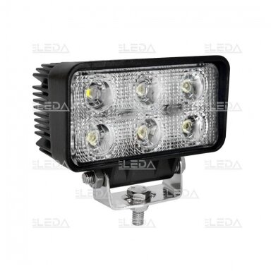 LED work lamp 18W/30° (spotlight, rectangular) LED work lamp 18W/30° (spotlight, rectangular)