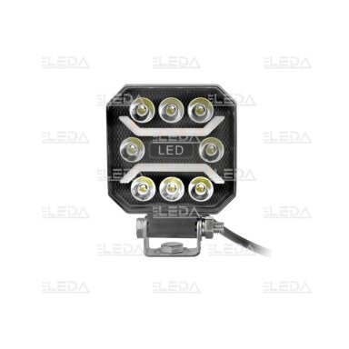 LED work light 5W 600lm spot beam + position light, yellow LED work light 5W 600lm spot beam + position light, yellow