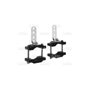 LED work light holder, flat, pipe clamp