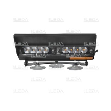 LED beacon is amber; 12/24V; Mounting of 3 suction cups on the glass; ECE R65, ECE R10 LED beacon is amber; 12/24V; Mounting of 3 suction cups on the glass; ECE R65, ECE R10