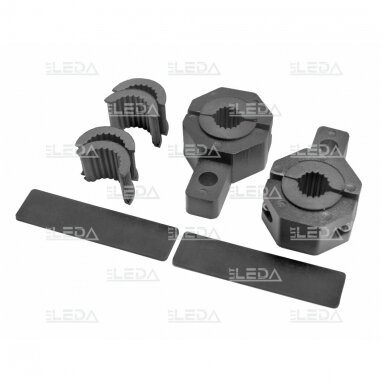 LED light holder, pipe mount (19-32mm)