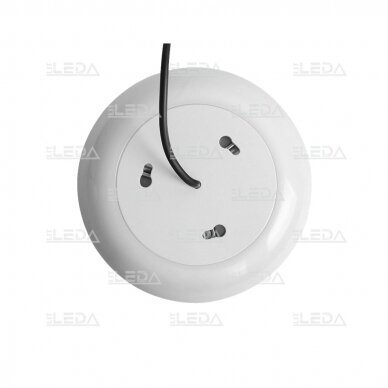 LED auto interior light D = 128mm; round; with switch
