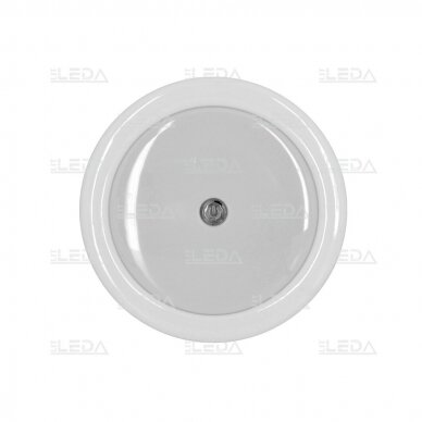 LED auto interior light D = 128mm; round; with switch