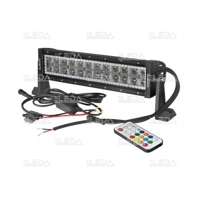 LED BAR RGB (various) light 72 W, L= 41 cm (with remote control) 4