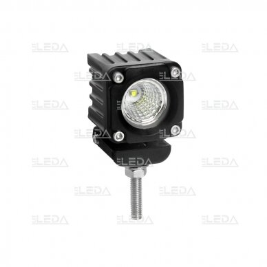 LED mini darbo žibintas 10W, (plataus spindulio) R10, EMC
