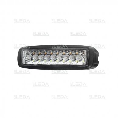 LED work light 18W; 1320 lm; (white, yellow color, combo beam) 3