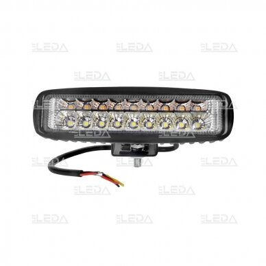 LED work light 18W; 1320 lm; (white, yellow color, combo beam) 1