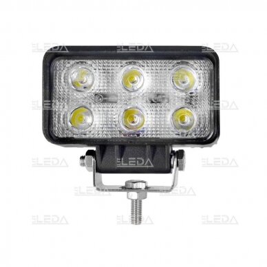 LED work lamp 18W/30° (spotlight, rectangular) 1