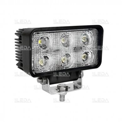 LED work lamp 18W/30° (spotlight, rectangular)