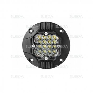 LED darbo žibintas 20W, combo spindulys, įleidžiamas 1