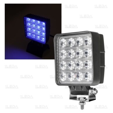 LED darbo žibintas 20W 300lm, mėlyna šviesa purkštuvams